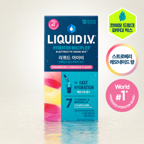 Liquid I.V. Hydration Powder Mix Strawberry Lemonade 10 Pack (160 g)