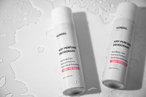 Kundal Airy Perfume Deodorant Spray Baby Powder 150ml (2 Pack)