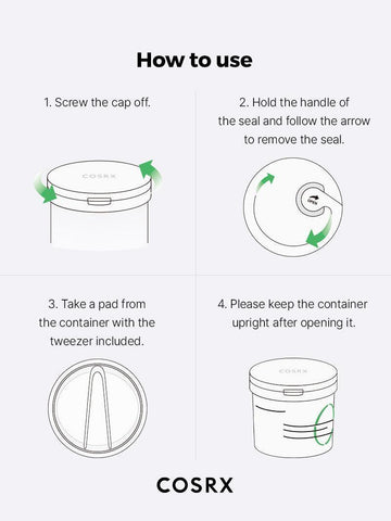 Soonsu Beauty One Step Green Calming Pad 70 Pads application use