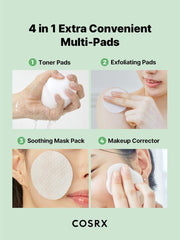 Soonsu Beauty One Step Green Calming Pad 70 Pads side view