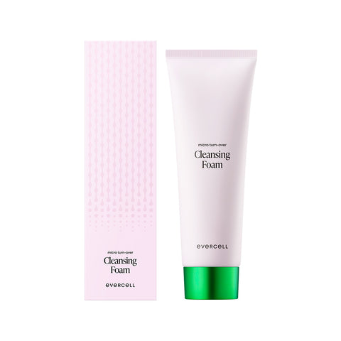 Evercell Micro Turnover Cleansing Foam 120ml Hyaluronic Acid Vitamin E & Stem Cell Culture Extract