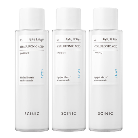 Scinic Low Molecular Hyaluronic Acid Lotion 150ml (3 Pack)