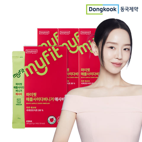 DongKook MyFit Organic Apple Cider Vinegar 56 Sachets (4 Boxes)
