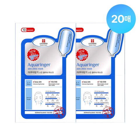 Leaders Insolution Aqua Ringer Skin Clinic Mask 25ml (20 sheets)