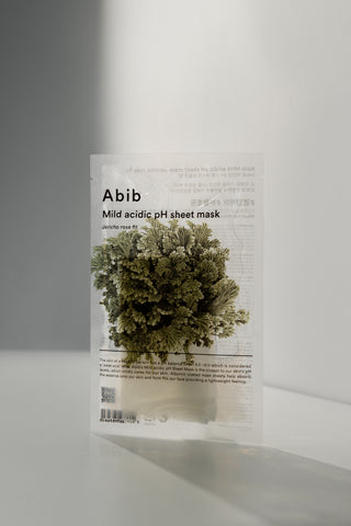 Abib Mild Acid pH Sheet Mask Resurrection Plant Fit, 10 Sheets