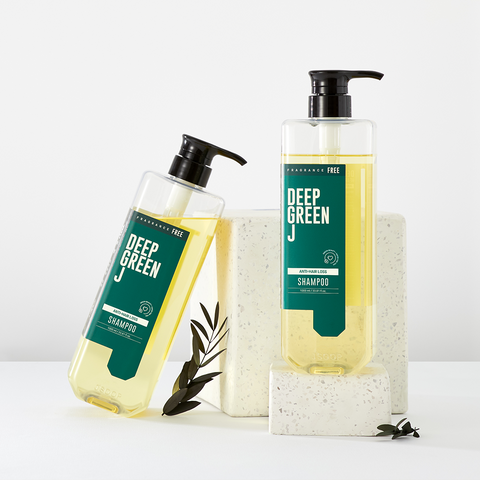 Jsoop Deep Green J Houttuynia Scalp Shampoo Unscented 1000ml (2 Pack)