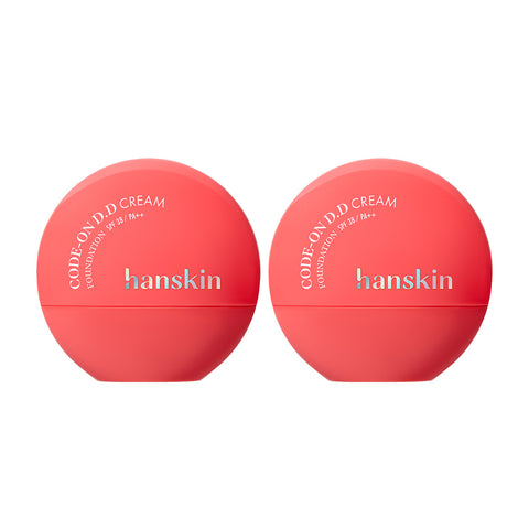 Hanskin Code On DD Cream Foundation 35ml (2 pack)