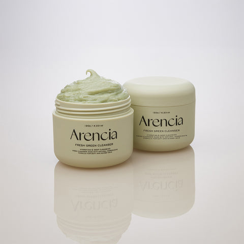 Arencia Fresh Green Tteok Soap Cleanser 120ml (2 Pack)