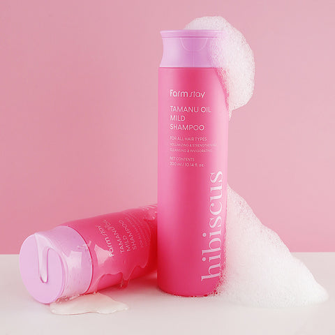 Farmstay Tamanu Oil Mild Shampoo Hibiscus 300ml