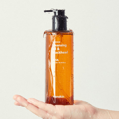 Hanskin Blackhead Cleansing Oil 300ml + Cleansing Foam 100ml (2 pack)