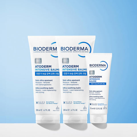 Bioderma Atoderm Intensive Balm 200ml + 200ml + 75ml