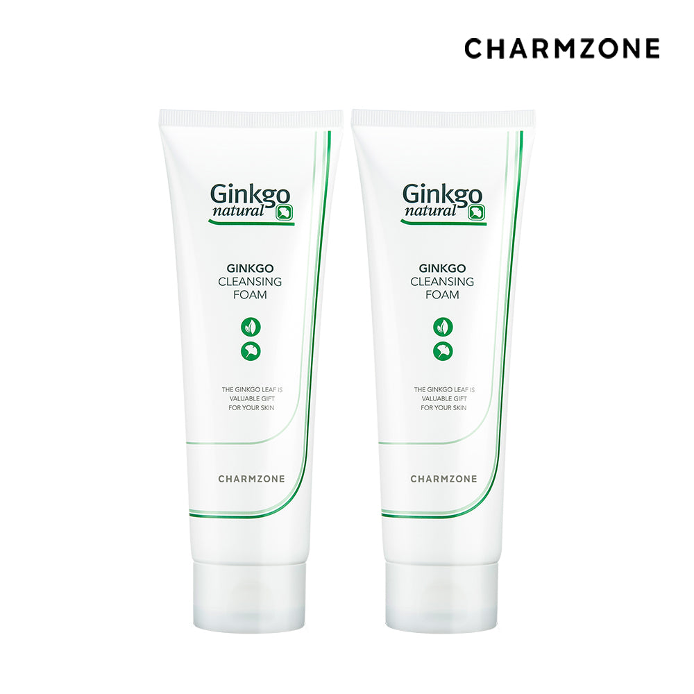 Charmzone Ginkgo Natural Cleansing Foam 180ml (2 Pack)