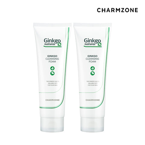 Charmzone Ginkgo Natural Cleansing Foam 180ml (2 Pack)
