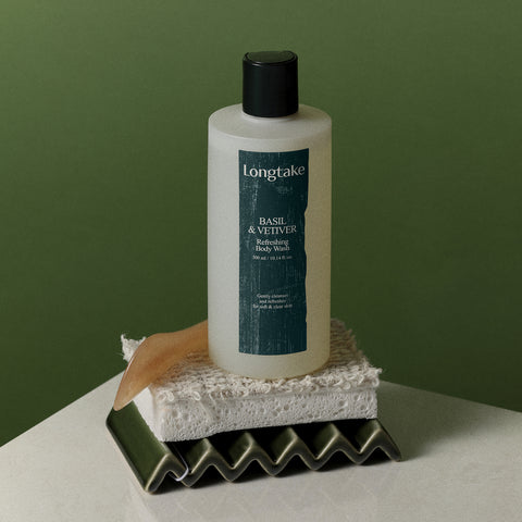 Longtake Basil & Vetiver Refreshing Body Wash 300ml