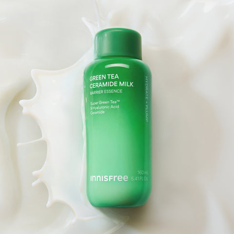 Innisfree Green Tea Ceramide Milk Essence 160 ml (2 Pack)