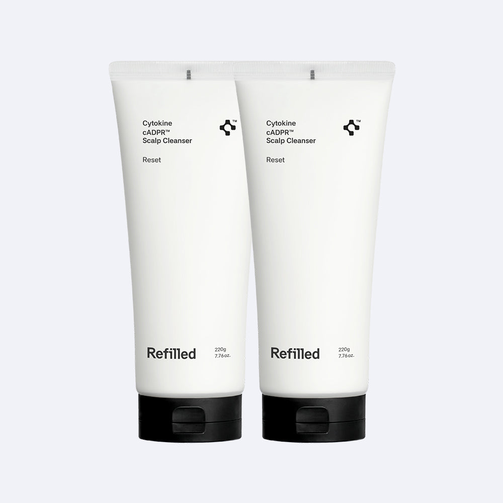 Refilled Cytokine cADPR Scalp Reset Cleanser Shampoo 220ml (2 Pack)