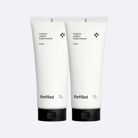 Refilled Cytokine cADPR Scalp Reset Cleanser Shampoo 220ml (2 Pack)