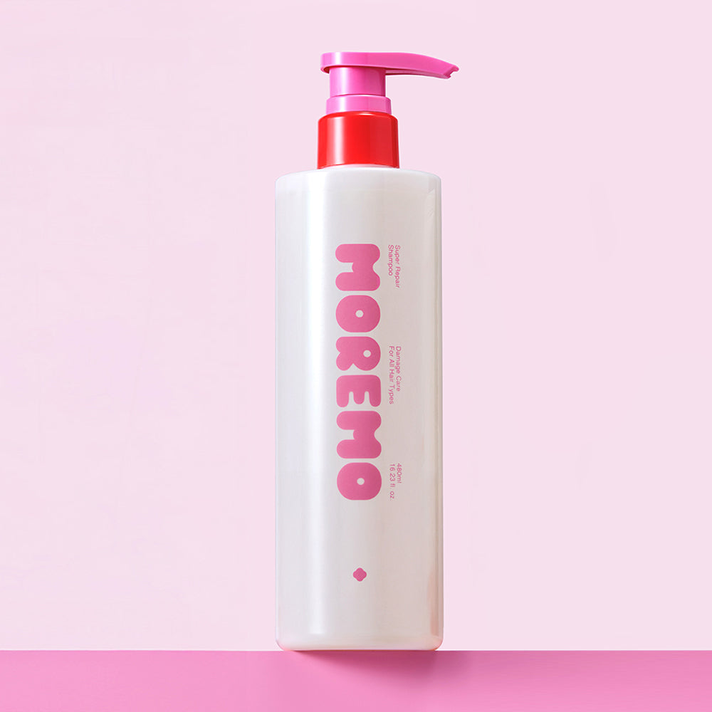 Moremo Super Repair Shampoo Keratin Protein Nourishing Silicone-Free 480ml