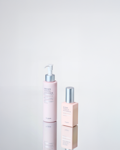Troiareuke Seoul Ectoin Tone-Up Sun Serum 50ml + Oxygen Toning Cleanser (Set)