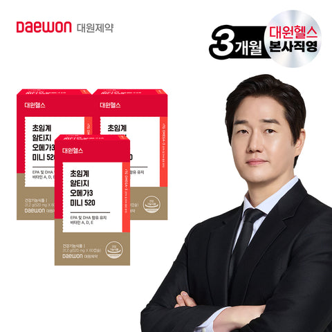 Daewon Health Supercritical rTG Omega-3 Mini 520 3 Month Supply