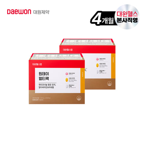 Daewon Health One Day Multi Pack Multivitamin 4-Month Supply