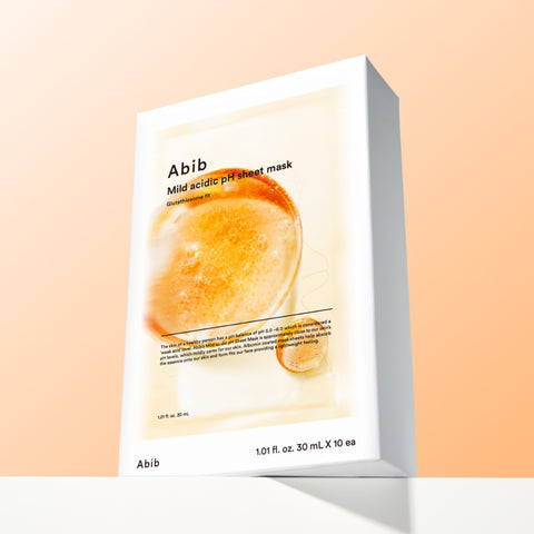 Abib Mild pH Sheet Mask - Glutathione Some Fit, 10 sheets (1 pack)