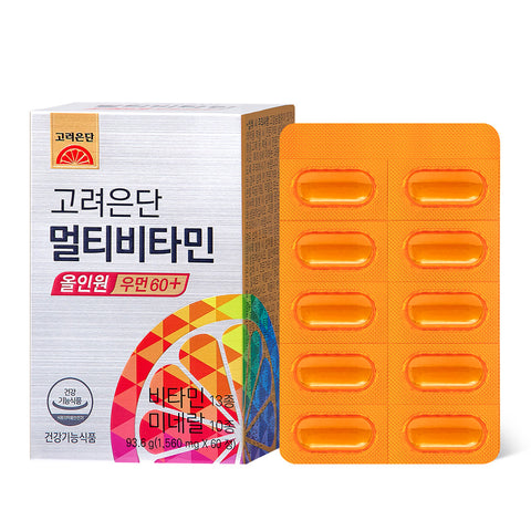 Koreaeundan Multivitamin All-in-One Man 60 Tablets (1 pack)