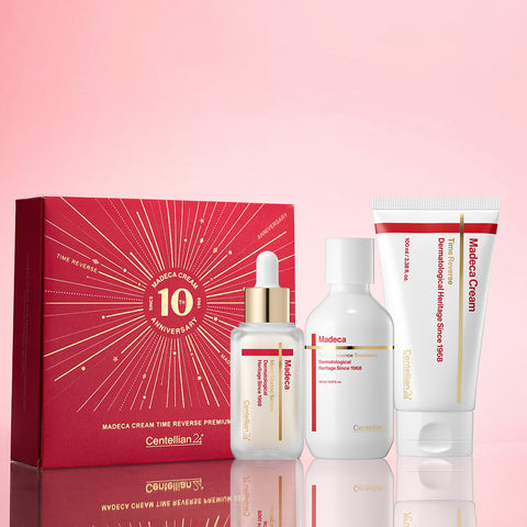 Centellian24 Madeca Cream Time Reverse 10th Anniversary Edition (Time Reverse 100ml + Toning Essence 150ml + StarTalk Serum 50ml)