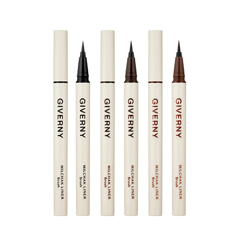 Giverny Close-Fit Brush Liquid Eyeliner 0.6g