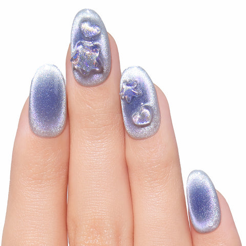 Dashing Diva Magic Press Star Hole (Almond) Nail Tips