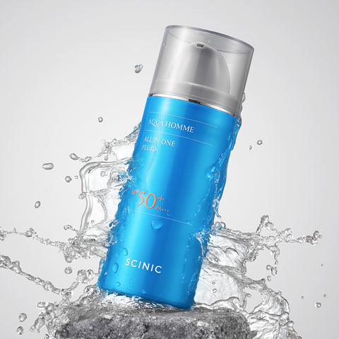 Scinic Aqua Homme All-In-One Fluid SPF50+ 100ml (3 Pack)