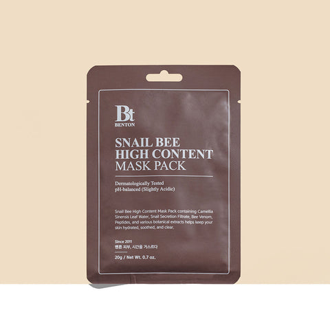 Benton Snail Bee High Content Mask Pack 10P