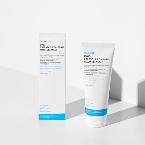 Dr.Relief D.A.C.2 Mild Alkaline Calendula Moisture Cica Cleansing Foam 120ml (2 pack)