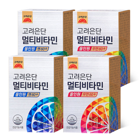 Koreaeundan Multivitamin All-in-One 60 Tablets (4 Pack)