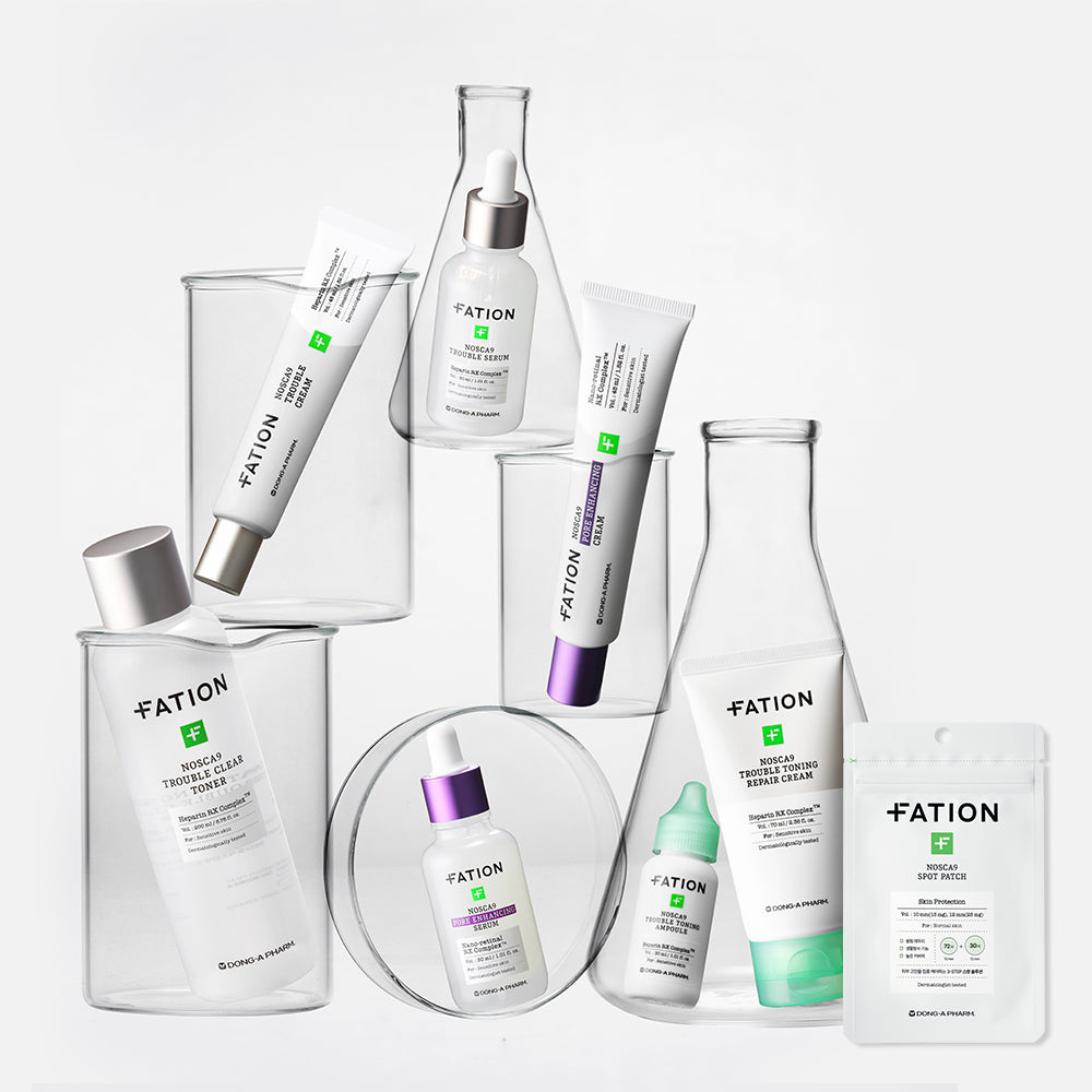 FATION Nosca9 Trouble & Pore All-Care 3-Piece Set