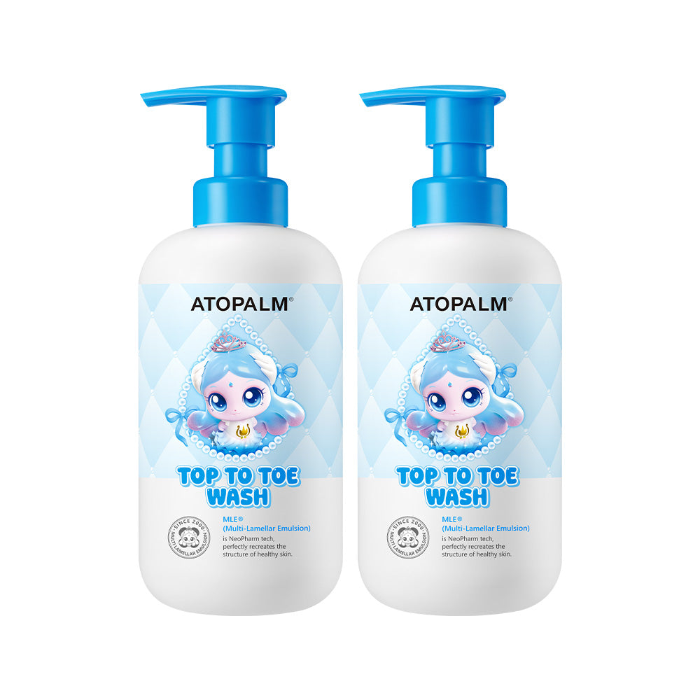 Atopalm Top-to-Toe Wash 460ml (2 Pack)