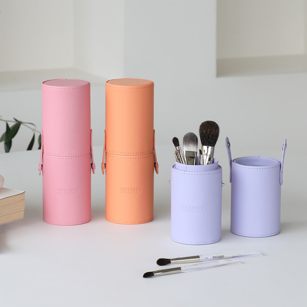 Picasso Collezioni Leather Cylinder Brush Case (3 Colors)