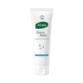 Acnes Derma Relief Moisture Foam Cleanser 125ml (3 Pack)
