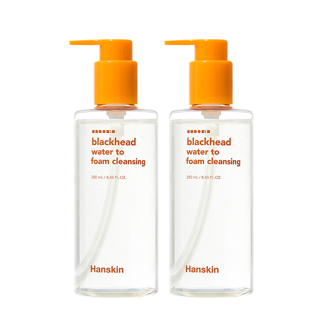 Hanskin Blackhead Water-to-Foam Cleansing 250ml (2 pack)