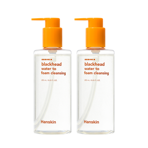 Hanskin Blackhead Water-to-Foam Cleansing 250ml (2 pack)