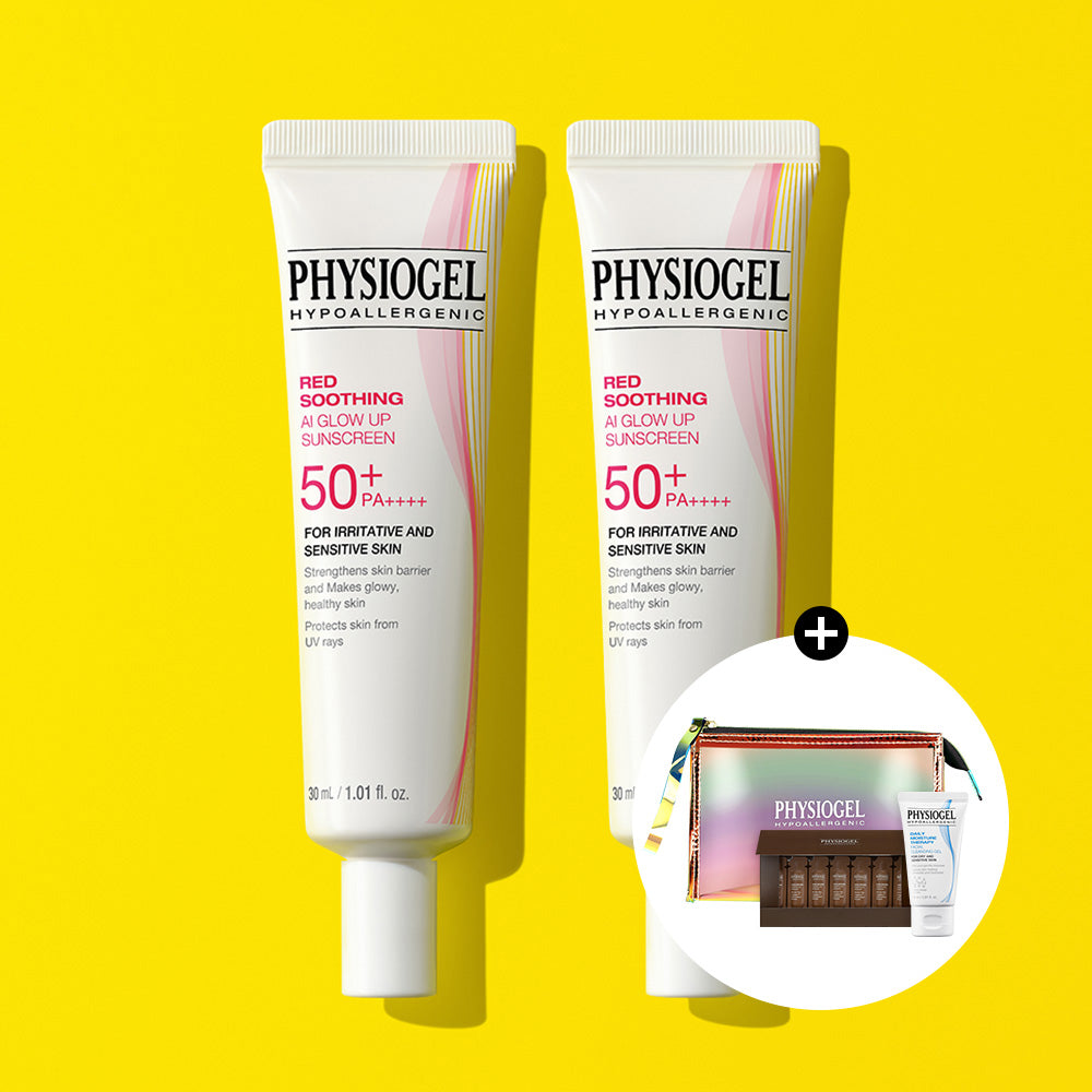 Physiogel Red Soothing AI Glow-Up Sunscreen 30ml x2s