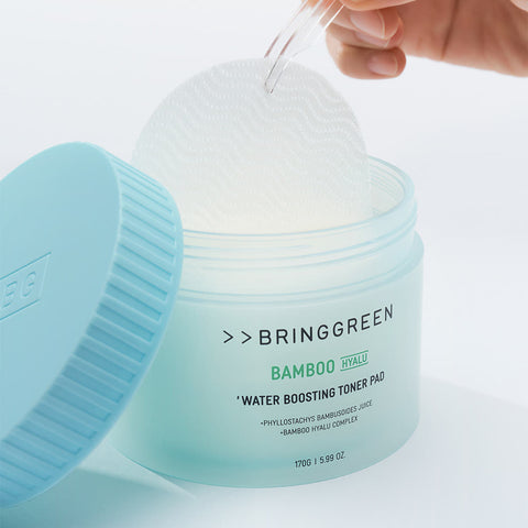 Bringreen Bamboo Hyalru Water Boosting Toner Pad 80ea + 80ea Refill Set