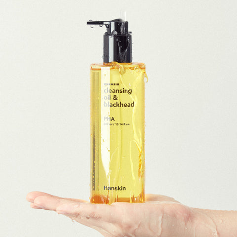Hanskin Blackhead Cleansing Oil 300ml + Cleansing Foam 100ml (2 pack)
