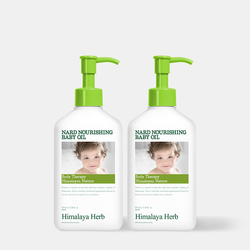 Nard Deep Nourishing Baby Oil 200ml (2 Pack)