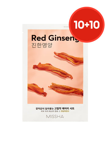 MISSHA Airy Fit Sheet Mask (Red Ginseng) 20P