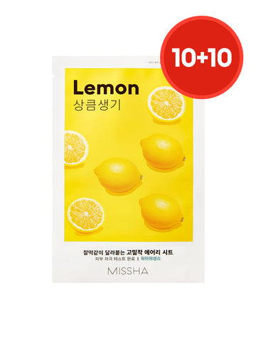 MISSHA Airy Adhering Sheet Mask (Lemon) 20P
