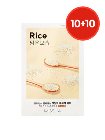 MISSHA Airy Fit Sheet Mask (Rice) 20P