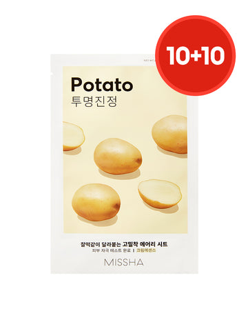 MISSHA Airy Adhering Sheet Mask (Potato) 20P