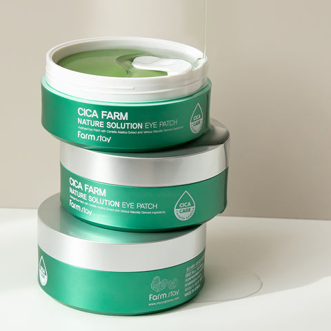Farmstay Cica Farm Nature Solution Eye Patch 60 sheets (3 pack)