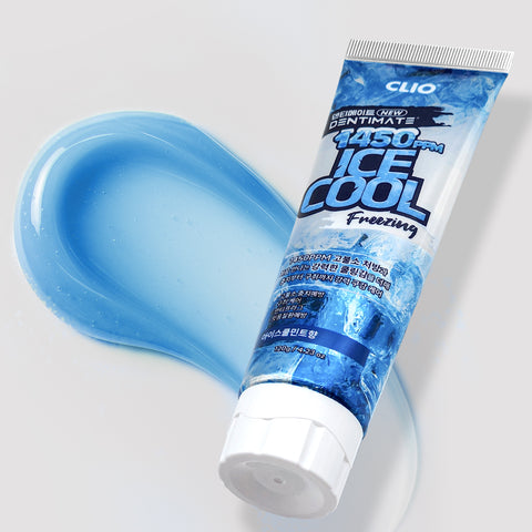 Clio Dentimate 1450 High-Fluoride Ice Cool Toothpaste (Spicy) 120g - 6 Pack